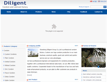 Tablet Screenshot of diligent-group.com